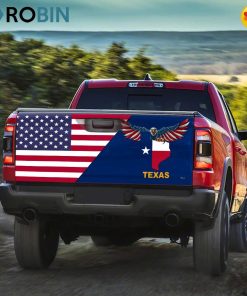 Texas Truck Texas American Eagle Truck Tailgate Decal 1698TD