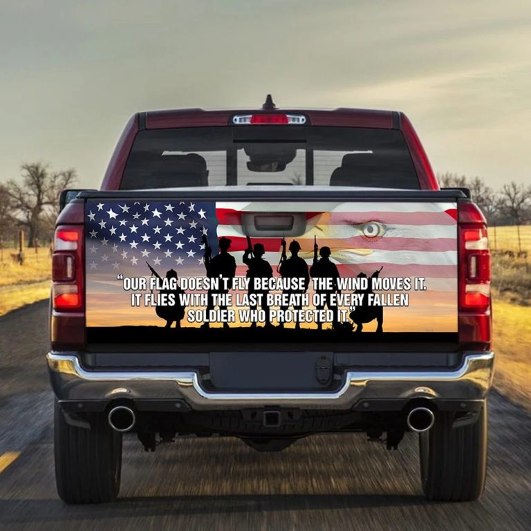 Thank you American Soldier Truck Tailgate Decal THH3504TD