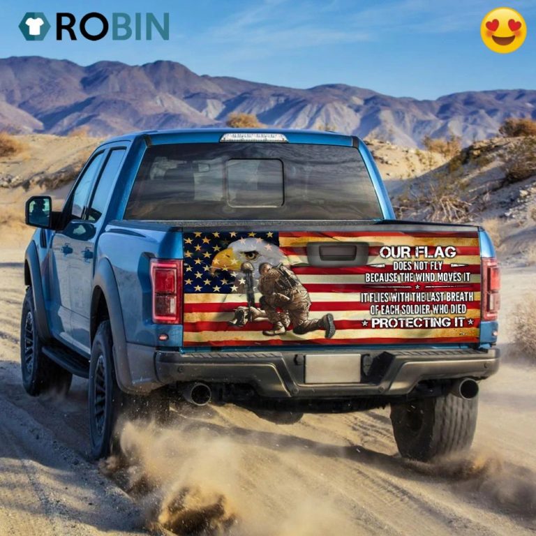 Thank You Proud Soldier Truck Tailgate Decal