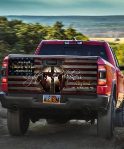 The Cross Of Jesus Christ God Jesus Cross America Truck Tailgate Decal Sticker Wrap