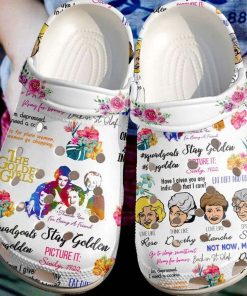 The Golden Girls Clog Shoes – Eat Dirt And Die Shoes- Crocs Shoes
