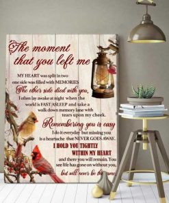 The Moment That You Left Me Cardinal Wall Art Memorial Decor The Moment That You Left Me Cardinal Wall Art Memorial Decor
