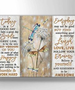 Today Dragonfly Canvas & Poster Today Dragonfly Canvas & Poster