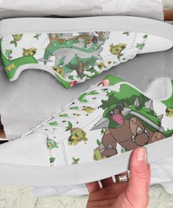 Torterra Pokemon Low top Leather Stan Smith Sneaker, Casual Shoes