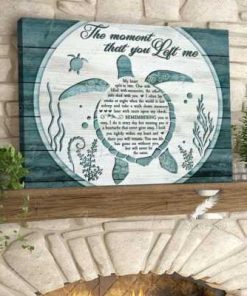 Turtle The Moment That You Left Me Wall Art Beach Decor Turtle The Moment That You Left Me Wall Art Beach Decor