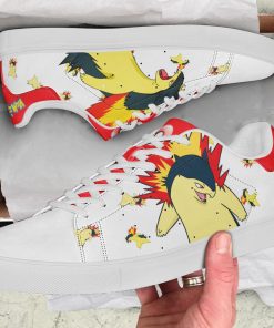 Typhlosion Pokemon Low top Leather Stan Smith Shoes, Custom Sneaker