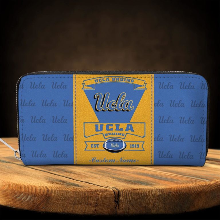 UCLA Bruins Custom Name Classic Zip Wallet