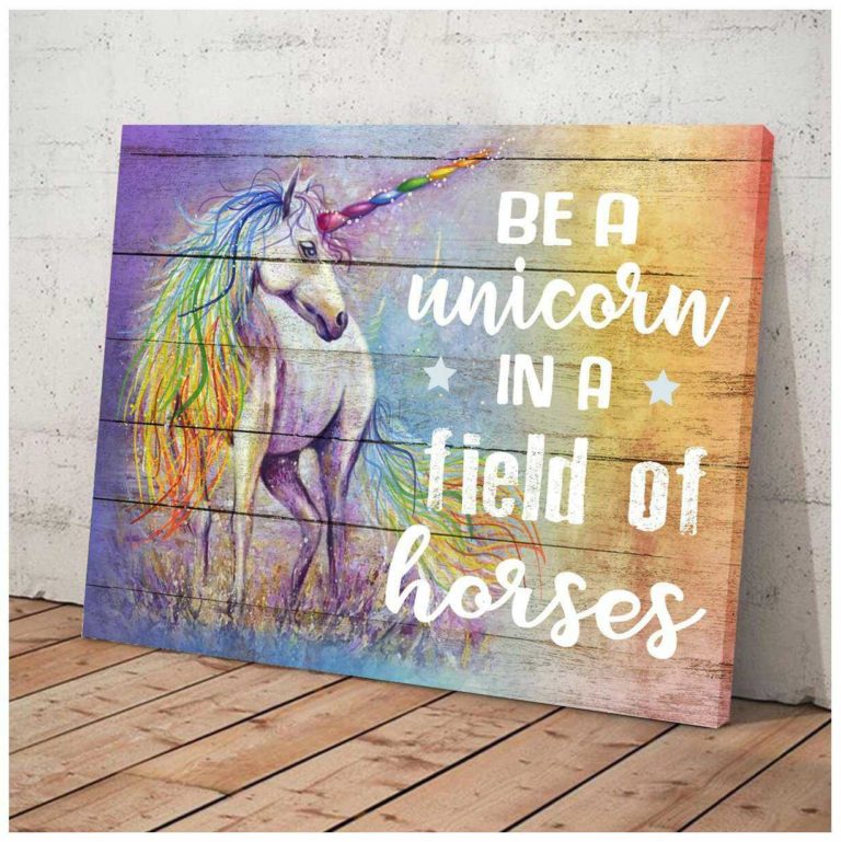 Unicorn Be A Unicorn Wall Art Animal Decor