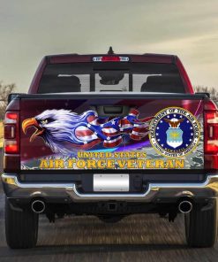 United States Air Force Veteran American Truck Tailgate Decal Sticker Wrap