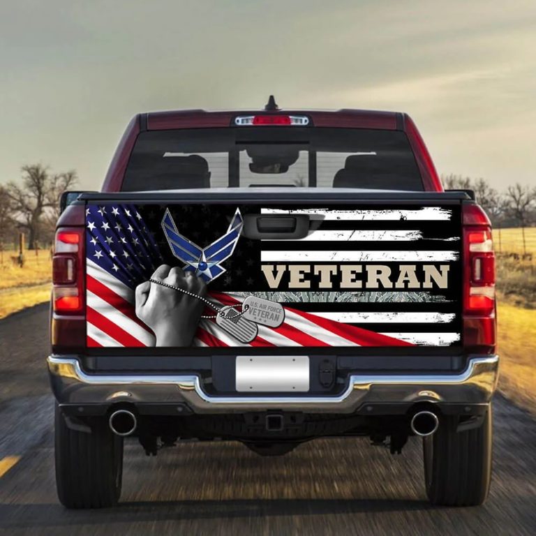 United States Air Force Veteran Truck Tailgate Decal