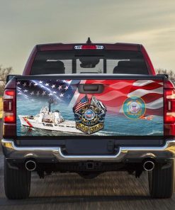 United States Coast Guard. American Truck Tailgate Decal United States Coast Guard. American Truck Tailgate Decal