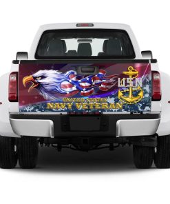 United States Navy Veteran American Truck Tailgate Decal