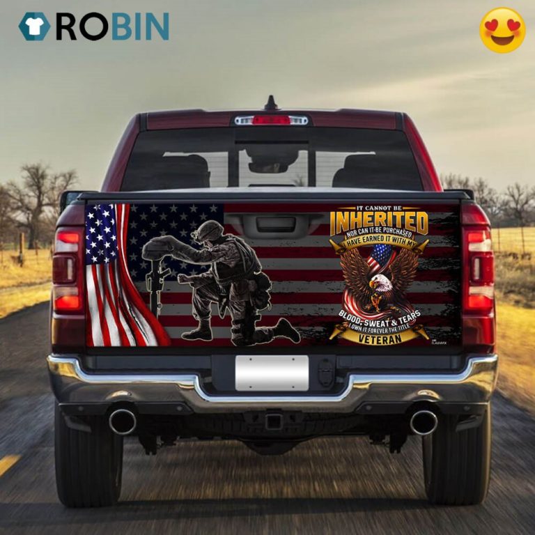 United States Veteran Truck Tailgate Decal Sticker Wrap