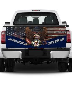 United States Veteran Truck Tailgate Decal Sticker Wrap PN475TDv6 United States Veteran Truck Tailgate Decal Sticker Wrap PN475TDv6