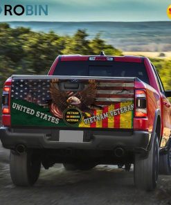 United States Vietnam Veteran Truck Tailgate Wrap United States Vietnam Veteran Truck Tailgate Wrap