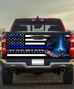 United We Stand. American Eagle Truck Tailgate Decal Sticker Wrap United We Stand. American Eagle Truck Tailgate Decal Sticker Wrap