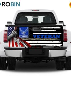 U.S. Air Force Veteran Truck Tailgate Decal Sticker Wrap THB3499TD