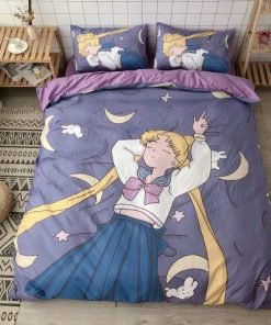 Usagi San Sailor Moon Bedding Custom Anime Bed Set