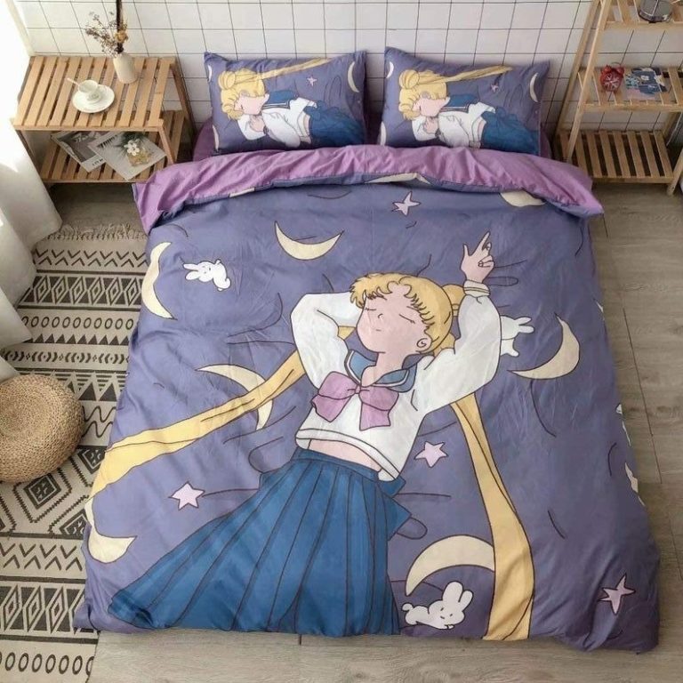 Usagi San Sailor Moon Bedding Custom Anime Bed Set