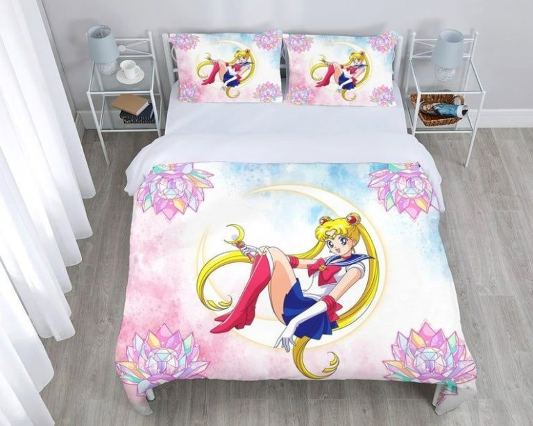 Usagi Super Sailor Moon Bedding Custom Anime Bed Set
