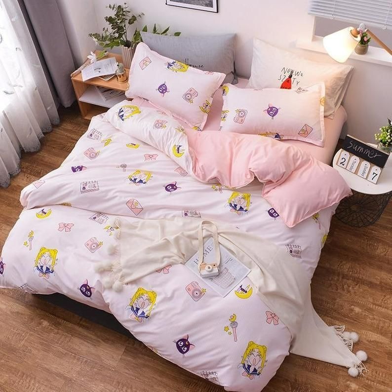 Usagi Tsukino Chibi Sailor Moon Bed Setding Custom Anime Bed Set ...