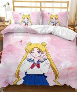 Usagi Tsukino Primitive Sailor Moon Bed Setding Custom Anime Bed Set