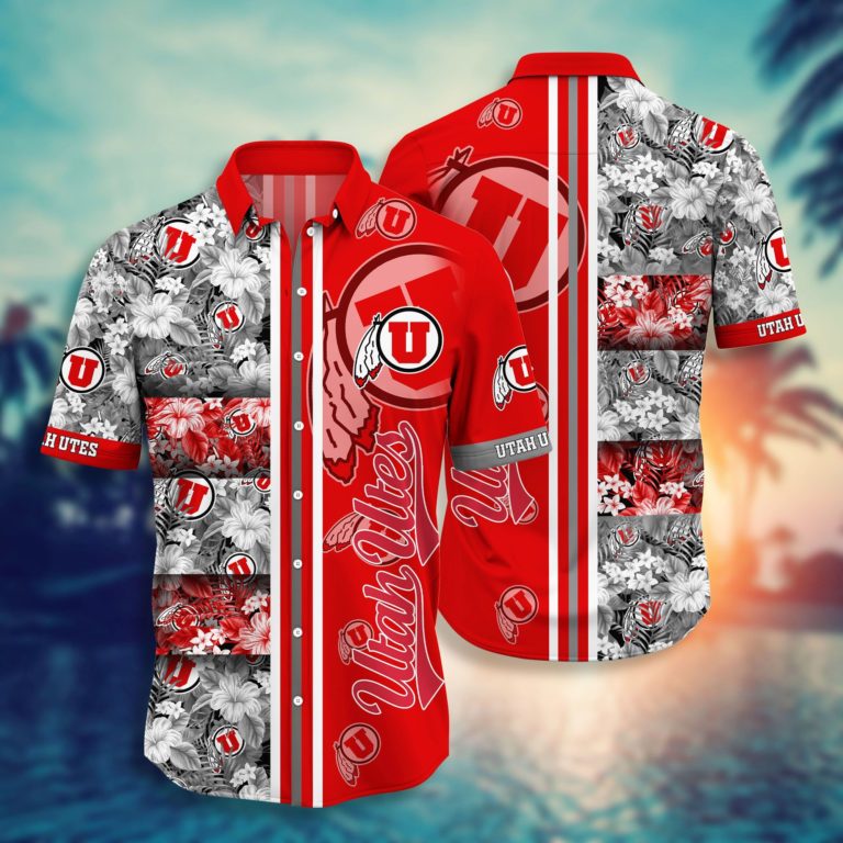 Utah Utes Hawaiian Aloha Shirts NCAA