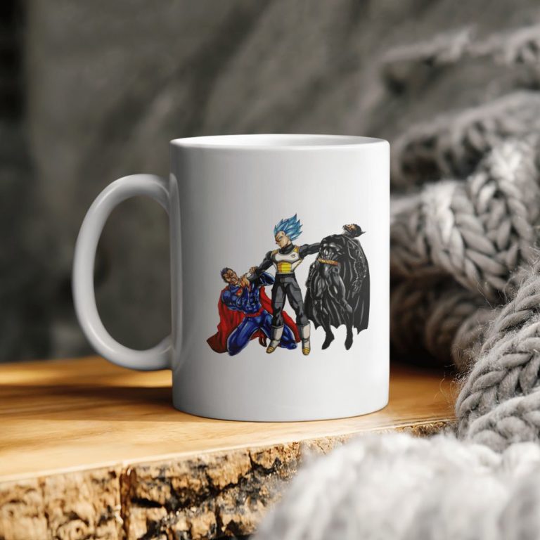 Vegeta Of Dragon Ball Spider Man Of Dc Comics Ceramic Mug