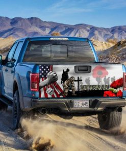 Veteran Lest We Forget Truck Tailgate Decal Sticker Wrap Veteran Lest We Forget Truck Tailgate Decal Sticker Wrap