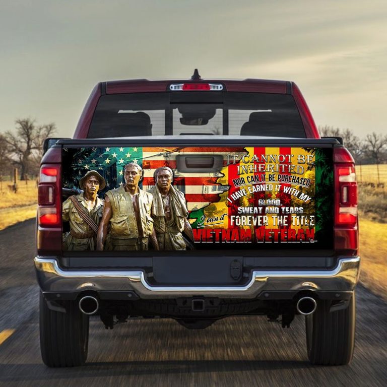 Vietnam Veteran American Truck Tailgate Decal Sticker Wrap