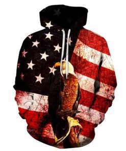 Vintage Style USA Eagle Hoodie Vintage Style USA Eagle Hoodie
