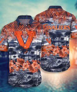 Virginia Cavaliers Button Down Hawaiian Shirt Virginia Cavaliers Button Down Hawaiian Shirt