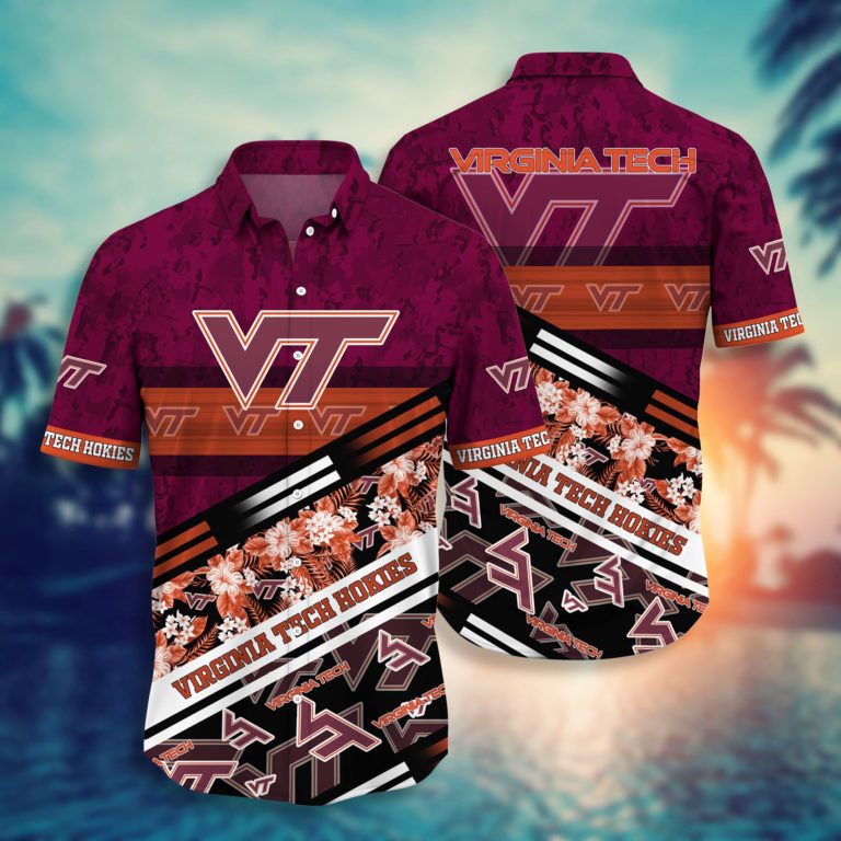 Virginia Tech Hokies Hawaii Shirt NCAA