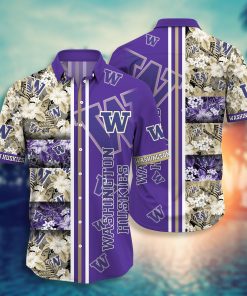 Washington Huskies Hawaiian Aloha Shirts NCAA Washington Huskies Hawaiian Aloha Shirts NCAA