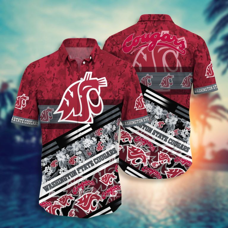 Washington State Cougars Hawaii Shirt NCAA