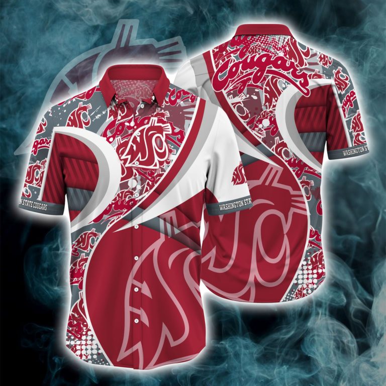 Washington State Cougars New Hawaii Shirt