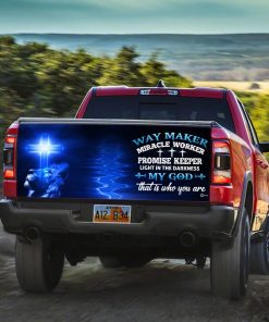 Way Maker Miracle Worker Jesus Christ Truck Tailgate Decal Sticker Wrap Way Maker Miracle Worker Jesus Christ Truck Tailgate Decal Sticker Wrap