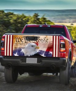 We The People American Eagle Truck Tailgate Decal Sticker Wrap We The People American Eagle Truck Tailgate Decal Sticker Wrap