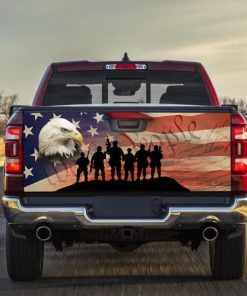 We The People American Eagle Veteran Truck Tailgate Decal TRV1692TD We The People American Eagle Veteran Truck Tailgate Decal TRV1692TD