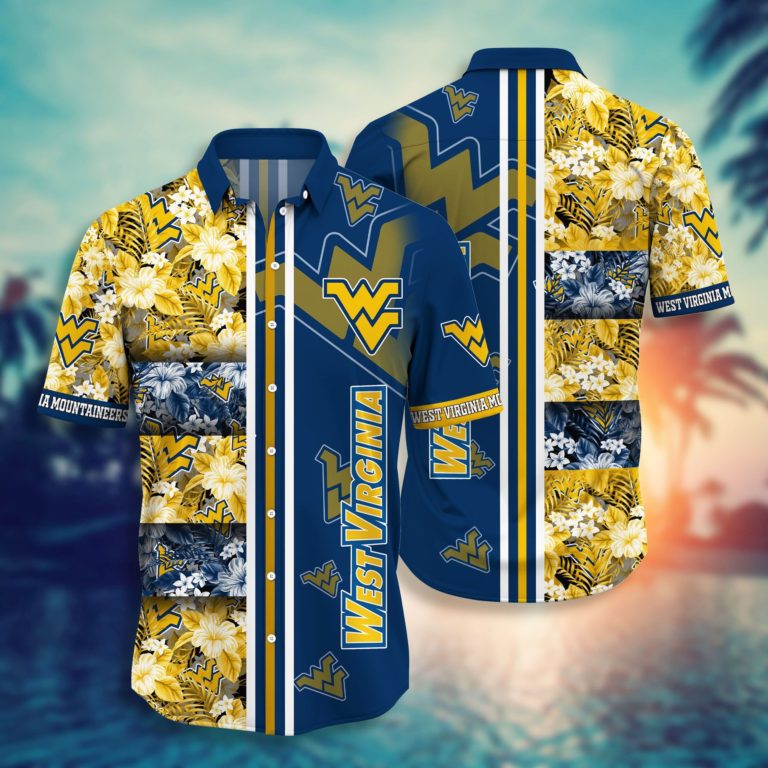 West Virginia Mountaineers Hawaiian Aloha Shirts NCAA