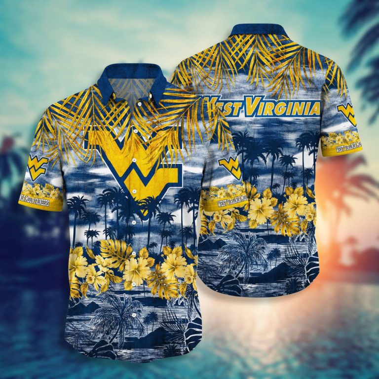 West Virginia Mountaineers New Hawaii Shirt