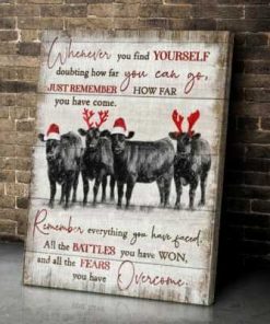 Whenever Angus Cow Canvas & Poster