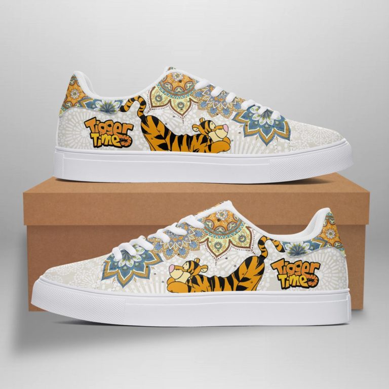 Winnie The Pooh Tigger Low top Leather Stan Smith Shoes, Custom Sneaker