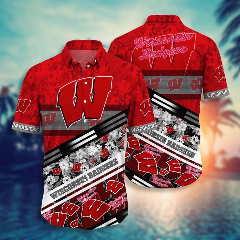 Wisconsin Badgers Hawaii Shirt NCAA