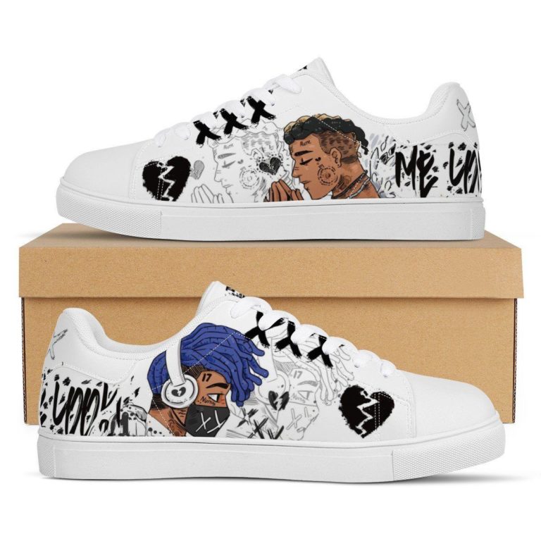 XXXTentacion Low top Leather Stan Smith Sneaker, Casual Shoes 030909