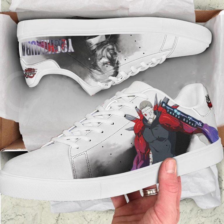 Yoshimura Tokyo Ghoul Low top Leather Stan Smith Shoes, Custom Sneaker