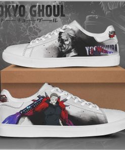 Yoshimura Tokyo Ghoul Low top Leather Stan Smith Shoes, Custom Sneaker