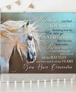 You Have Overcome Horse Canvas & Poster