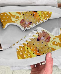 Zenitsu Agatsuma Demon Slayer Low top Leather Stan Smith Sneaker, Casual Shoes