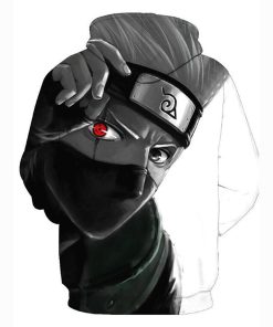 3D Anime Naruto Hatake Kakashi Character Hoodie Shirt 3D Anime Naruto Hatake Kakashi Character Hoodie Shirt